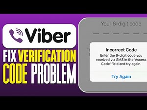 How To Fix Viber Verification Code Problem (2025)
