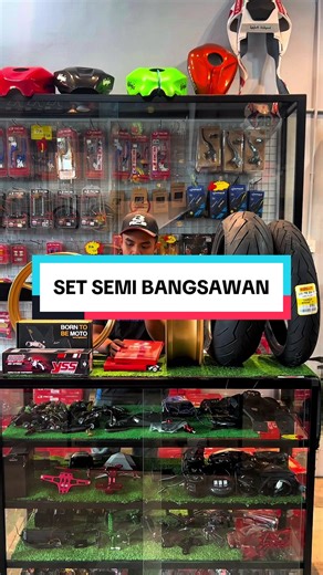 Review barang sikit customer kita beli 😁 Rim sp522 Footrest lightech Yss monoshock Pirelli rosso 3 #fyp #teguhbikers #rcb #pirelli #yss