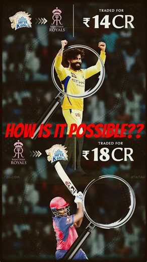 RR Didn't Only Get Just Jadeja & Curran For Sanju, But They Stole Something Really Crazy! 😲 #jadeja
