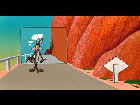 Fake Road Painting [Wile E. Coyote and The Road Runner]