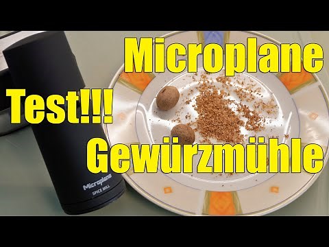 Microplane spice mill test experience unboxing nutmeg grater