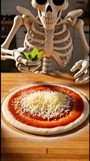 The Skeleton Chef Makes the Ultimate Cinematic Piz