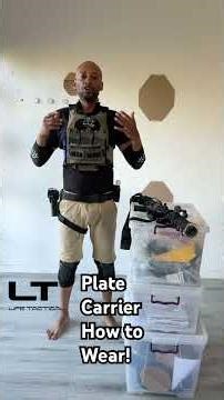 LEARN ALONG WITH ME. Plate carrier how to fit?