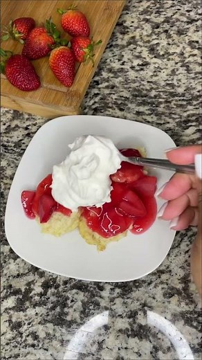 Easy strawberry topping recipe!