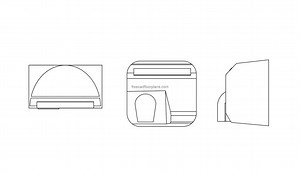 Hand Dryer - Free CAD Drawings