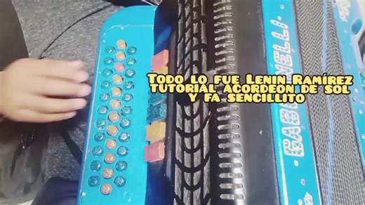 todo lo fue Lenin Ramírez tutorial acordeon de sol y fa #acordeonista #acordeon