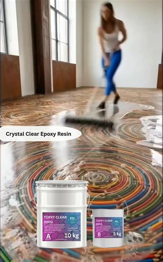 solvent free two component crystal Clear epoxy resin | TTC Coating
