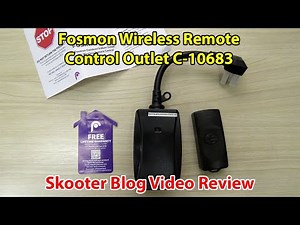 [Review] Fosmon Wireless Remote Control Outlet C-10683