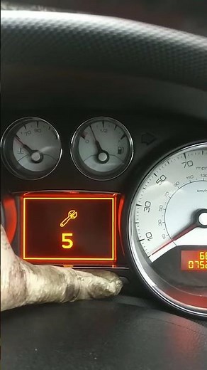 Peugeot 308 service message reset
