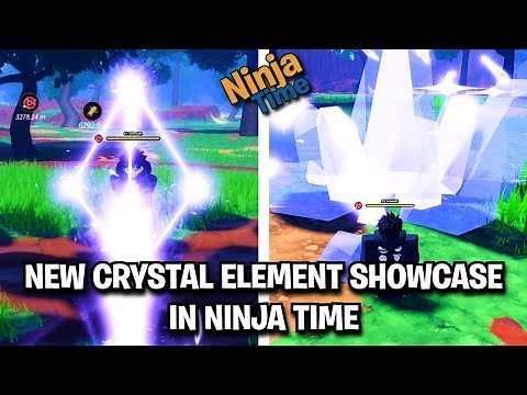 (NEW CODES) The NEW Crystal Element Showcase In Ninja Time!