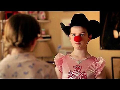 Missy made Sheldon to wear Clown Dress | Young Sheldon