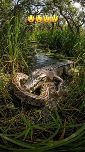 Crocodile VS python 🐍