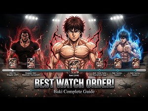 Watch Baki Hanma All Seasons Order Guide