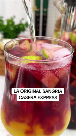 Sangría Casera Express Original: Preparación y Receta