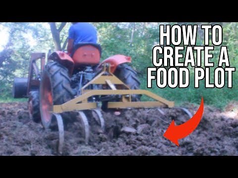 Plowing A Small FOOD PLOT For Deer | How To Create A Food Plot