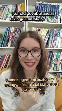 A külföldi továbbtanulás nem csak a gazdagok kiváltsága.