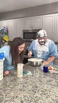 He thought the bowl was REALLY stuck 😂 #ScarePrank #funnyprank #prankvideo #comedy