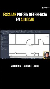 Here's how to scale plans or PDFs without references in AutoCAD #architecture #BIM #3D #AutoCAD #...
