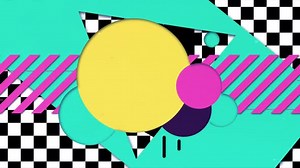 Balls checkered background