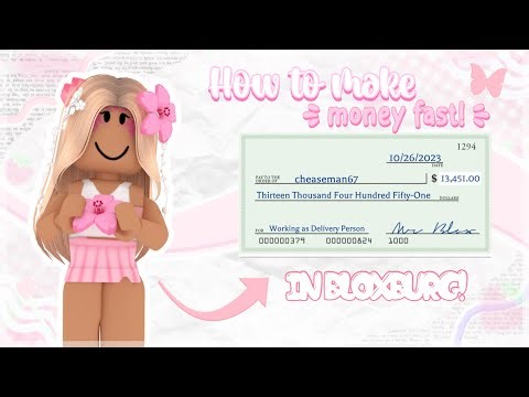 How to make 10k in BLOXBURG in 10 MINS! || roblox bloxburg