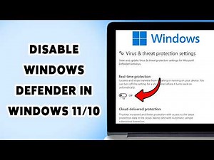 How To Disable Windows Defender In Windows 11/10 | Turn Off Windows Defender Antivirus 2026