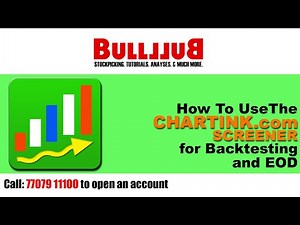 How To Use the Chartink Screener for Backtesting and EOD Analysis