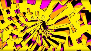 White and yellow background. Design. A swirling pattern made in computer graphics that moves rapidly in different directions.