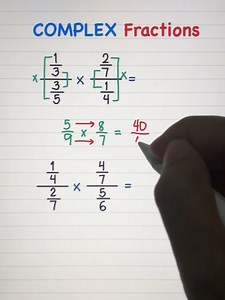 Multiplying Complex Fraction 🤯💯 #mathlove #math | Math Love
