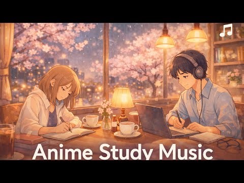 Anime Study Music 🌸 Relaxing Ambience Inspired by Your Lie in April | Focus & Calm Instrumental