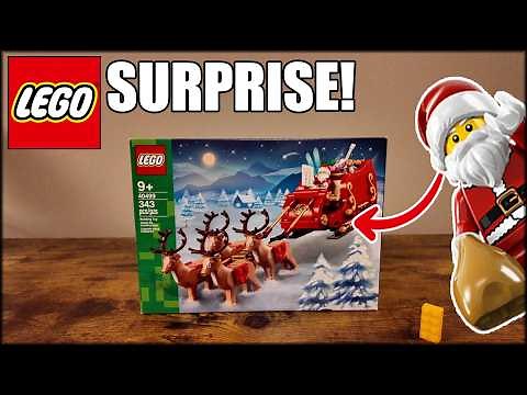 LEGO Surprise! Merry Christmas! Santa's Sleigh 40499 (2021) Review!