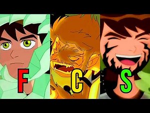 Ranking Ben 10's Classic Transformation Sequences