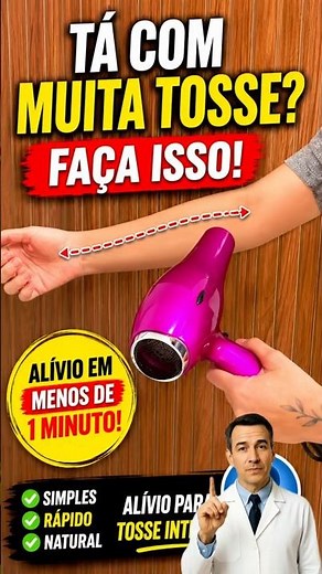 Tá com Muita Tosse? 🤧🔥 Faça Isso no Braço e Alivie Rápido! #shorts #saude #tosse #dicas