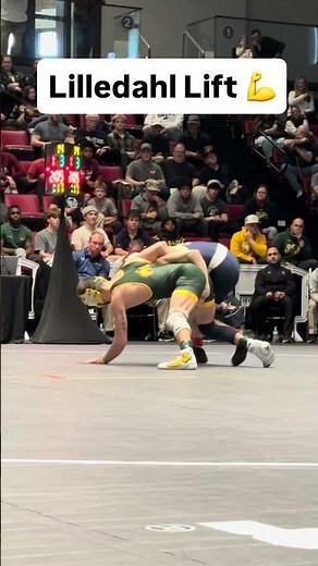 Luke Lilledahl used this first period takedown to defeat a tough Ezekiel Witt - 6-5