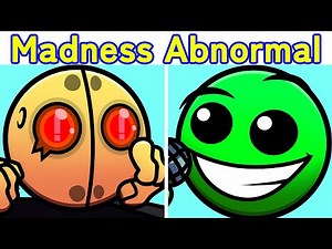 Friday Night Funkin' - Fire In The Hole DLC | MADNESS ABNORMAL MIX (FNF Lobotomy Geometry Dash 2.2)