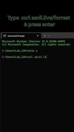 ⚡ CMD Tricks That Make You Look Like a Hacker 😎Try this in Command Prompt! 💻🔥 #commandpro #viral