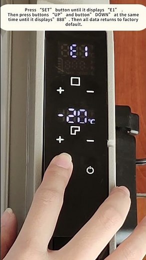 How to restore the factory settings of T36/T50/T60 Car Fridge Freezer #alpicool