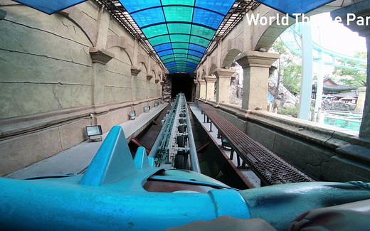 【4K】第一视角：亚特兰蒂斯冒险(Atlantis Adventure)过山车|韩国乐天世界|World Theme Park