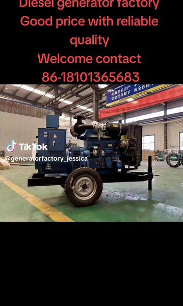 Open diesel generator with trailer type, show time!#opendieselgenerator #silentdieselgenerator #dieselgeneratorset #dieselgenerator #dieselengine #dieselpower
