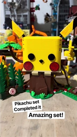 Lego Pikachu Set Is Amazing! #lego #pokemon