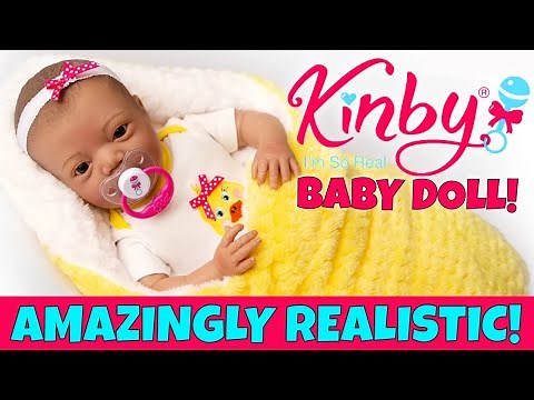 💖Kinby Doll! 🤗Ultra Realistic Baby Doll Made From 3D Scans Of A Real Baby!