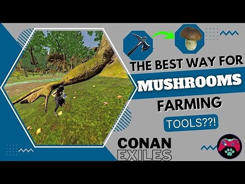 Fastest Way To Farm Puffball Mushroom - Conan Exiles Tutorial | Puffball Mushroom Locations