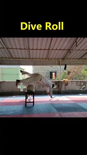 Parkour Karate Dive Roll Tutorial | How to jump long diveroll