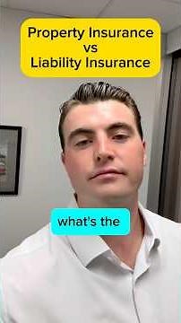 Property Insurance vs Liability Insurance - What’s the Difference? #business #realestate #insurance