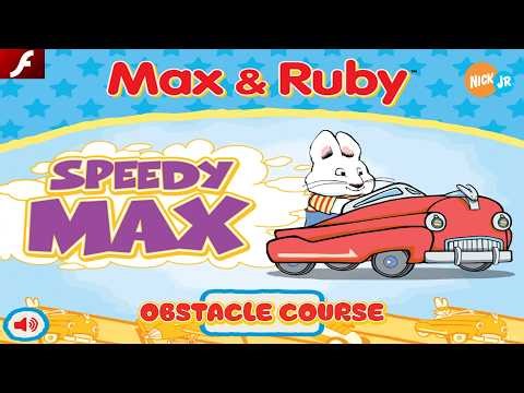 Max & Ruby™: Speedy Max | Obstacle Course (Flash) - Nick Jr. Games