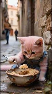 poor kittens helping other#shorts #shortstory #kitten