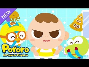 ¿De Qué Forma Será Mi Popó? | Pororo Hora de ir al baño | Canción de Hacer Popó🚽| Pororo Español