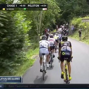 It's not a bird or a plane, it's a BMX rider flying over the field at Le Tour de France! | NBC Sports Cycling