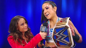 In an exclusive interview with Kayla Braxton, new SmackDown Women’s Champion Bayley explains what the competition will need to do to take the title from her. | WWE SmackDown Show