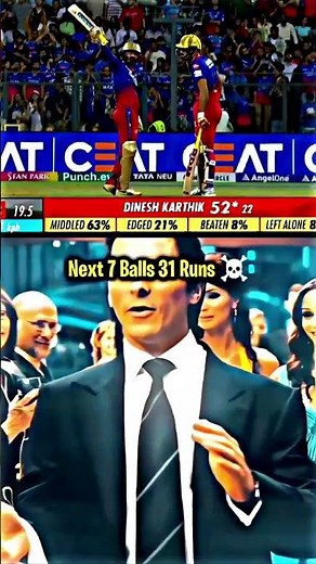 Dinesh Karthik Brilliant Innings Against MI 🔥