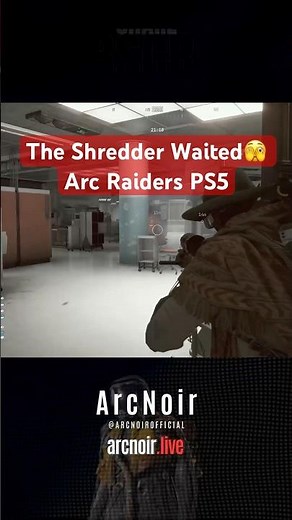The Shredder Waited? Arc Raiders PS5 #arcraiders #gaming #extractionshooter
